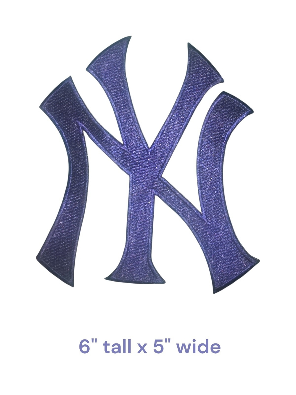 Large Embroidered NY YANKEES Logo Iron On Patch